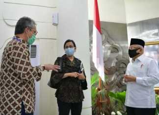 Wapres RI Ma&#Array;ruf Amin dan Menkeu Sri Mulyani