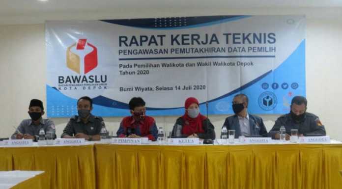 Rapat Kerja Teknis (Rakernis) Bawaslu Kota Depok
