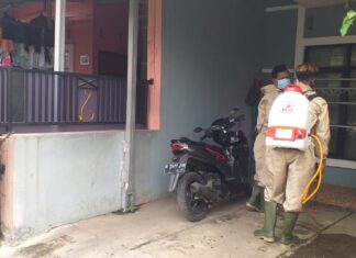 Penyemprotan disinfektan