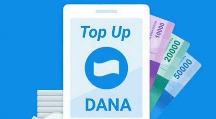 Ilustrasi aplikasi DANA.