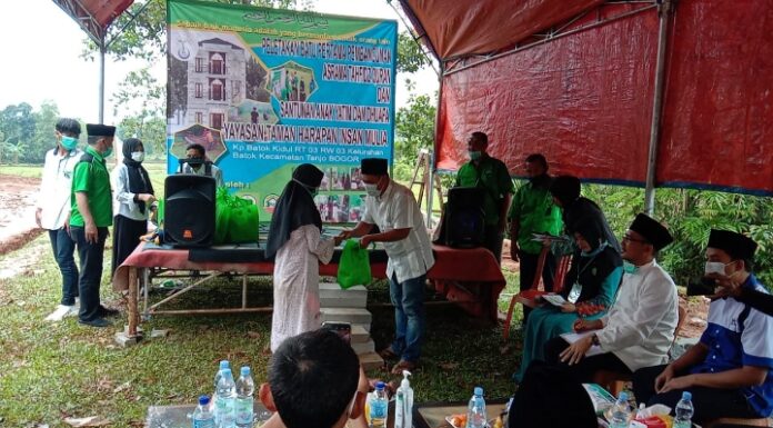 Yayasan Taman Harapan Insan Mulia Mulakan Pembangunan Asrama Tahfizd Al Qur'an di Bogor Peletakan Batu Pertama Pembangunan Asrama Tahfizh Al Qur&#Array;an