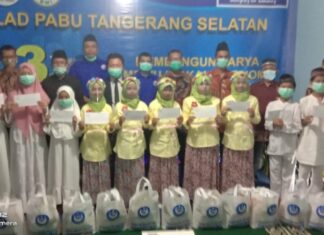 Santunan Kepada Anak Yatim di Peringatan Milad 3 Pabu Tangerang Selatan
