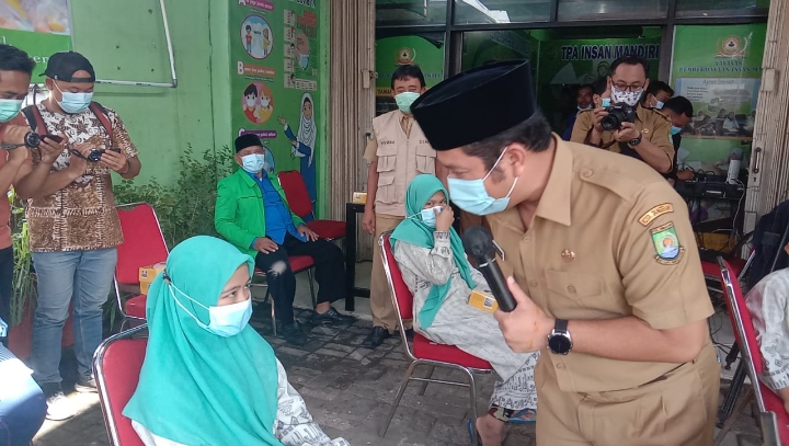 Kunjungan Walikota dan wakil walikota Tangerang di Yayasan Pemberdayaan Insan Mandiri