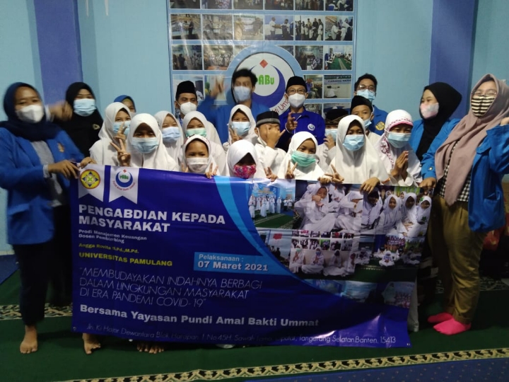 Pengabdian Kepada Masyarakat  Mahasiswa UNPAM di Yayasan PABU Indonesia