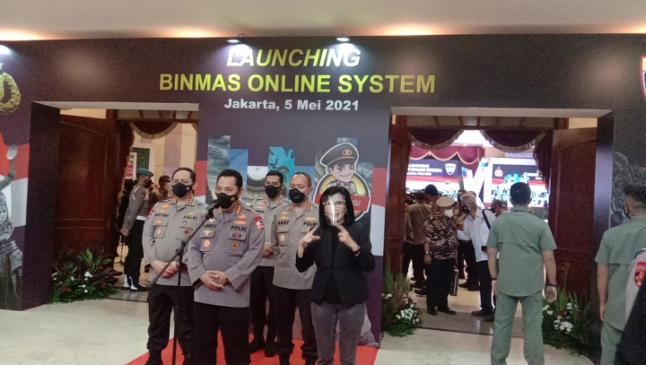 Kapolri Hadir di Launching Aplikasi Binmas Online System Polri